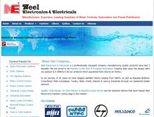 Tablet Screenshot of neelelectronics.com